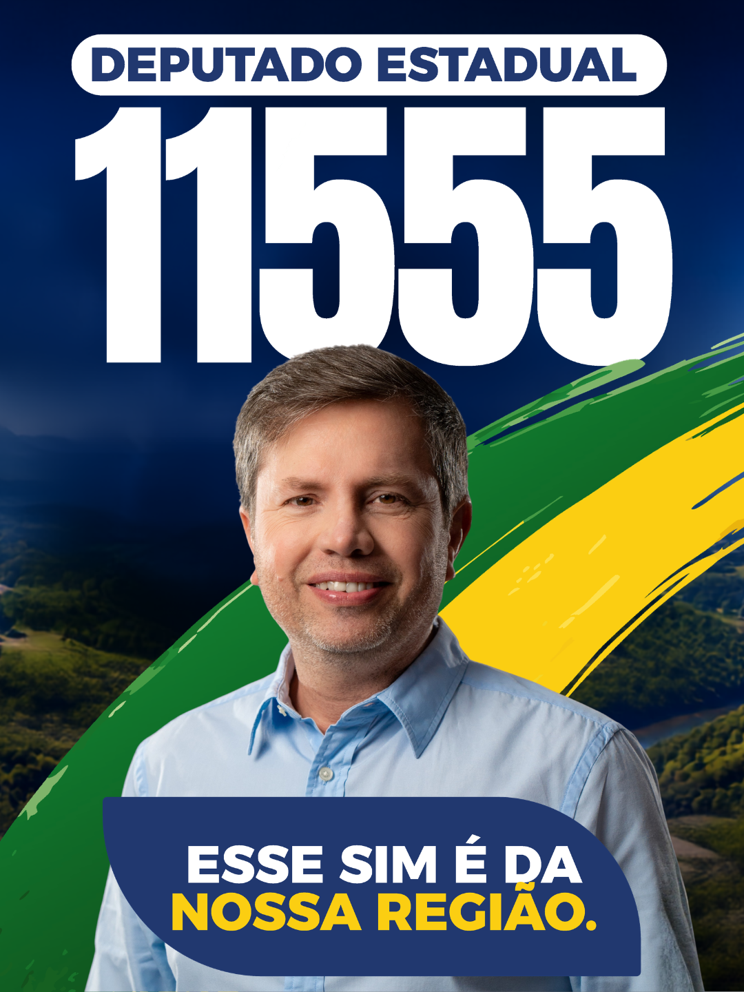 Polaco Moura Deputado Estadual 11555. Esse sim é da nossa região.